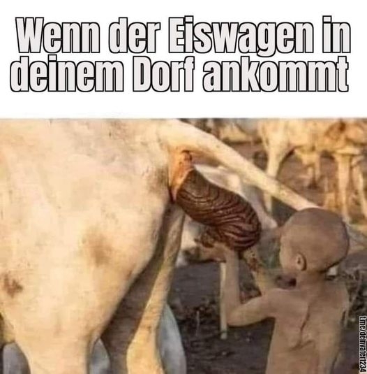 Wenn der Eiswagen in deinem Dorf ankommt