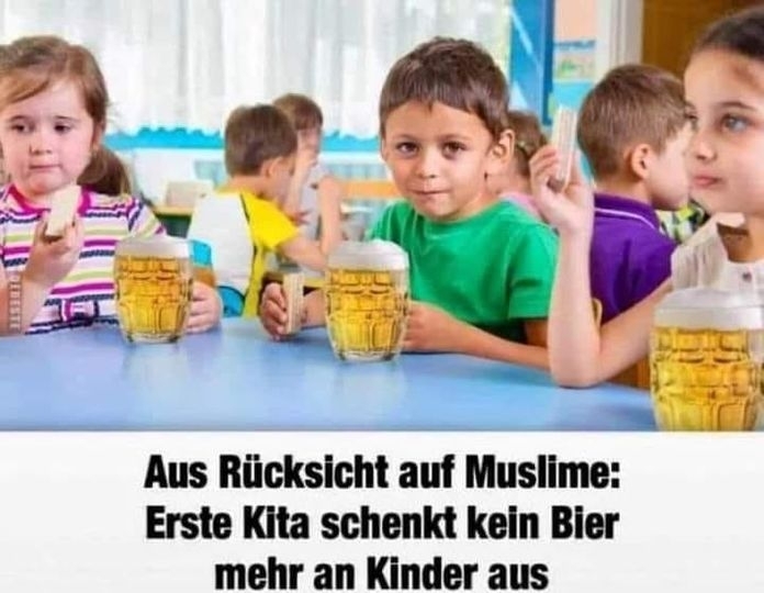 Aus Rücksicht auf Muslime: Erste Kita schenkt kein Bier mehr an Kinder aus