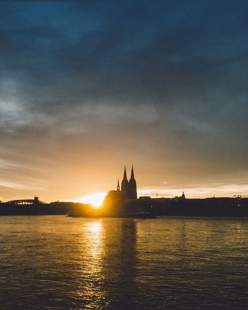 Kölner Dom Sonnenuntergang