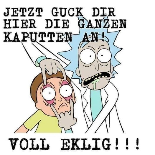 JETZT GUCK DIR HIER DIE GANZEN KAPUTTEN AN ! - VOLL EKLIG!!!