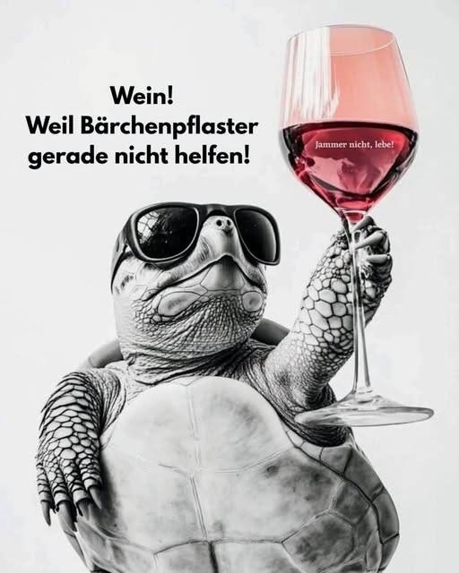 Wein! - Weil Bärchenpflaster gerade nicht helfen!
